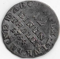 Allemagne - Saxe - 1/12 Thaler - 1764 - Other & Unclassified