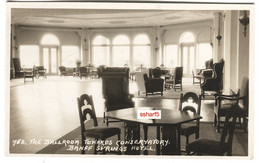 BANFF HOT SPRINGS HOTEL The BALLROOM Towards Conservatory Real Photo C. 1915 - Banff