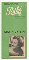 Disque ,  Disques Du Mois, 1954 ,n° 7, PAHE, PATHE MARCONI, 6 Pages , 3 Scans ,frais Fr 1.85 E - Altri & Non Classificati