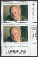 2022 - Y/T 5552 ? "DANIEL BOULANGER 1922-2014 - ECRIVAIN, POETE" - 2T BDF ISSU FEUILLET - NEUF ** - Unused Stamps