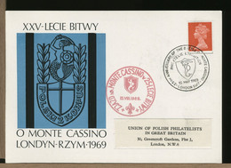 ITALIA - BATTLE OF MONTE CASSINO - ABBEY - ABBAZIA MONTE CASSINO - GENERALE W. ANDERS - Guerre Mondiale (Seconde)