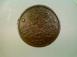 Münze Ägypten, 1/40 Qirsch, Abdul Hamid II 1876-1909, Bronze/Kupfer - Numismática