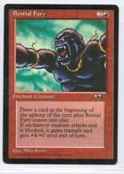 MAGIC The GATHERING  "Bestial Fury (2)"---ALLIANCES (MTG--141-5) - Other & Unclassified