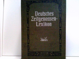 Deutsches Zeitgenossenlexikon. - Lexicons