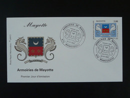 FDC Hippocampe Seahorse Mayotte 1997 Ref 102739 - Covers & Documents