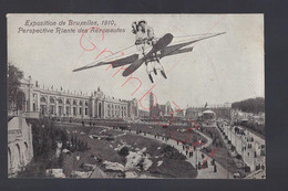 Exposition De Bruxelles 1910 - Perspective Riante Des Aëronautes - Postkaart - Esposizioni