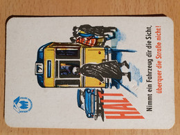 Pocket Calendar Taschenkalender DDR East Germany Deutsche Versicherungs Anstalt 1967 Halt - Straßenbahn Tram - Petit Format : 1961-70