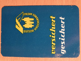 Pocket Calendar Taschenkalender DDR East Germany Deutsche Versicherungs Anstalt 1961 - Leichte Gebrauchsspuren - Petit Format : 1961-70