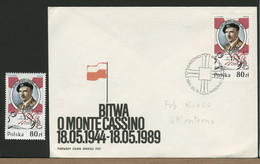 ITALIA - BATTLE OF MONTE CASSINO - ABBEY - ABBAZIA MONTE CASSINO - GENERALE W. ANDERS - Guerre Mondiale (Seconde)