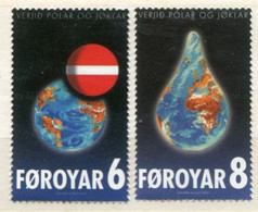 FAEROE ISLANDS 2009 Protection Of Polar Regions And Glaciers MNH / **.  Michel 667-68;  SG 580-81 - Islas Faeroes