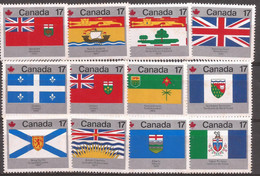 Canadá - Fx. 362 - Yv. 717A/M - Banderas De Las Provincias - 1979 - (*) - Stamps