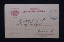 SERBIE - Carte De Correspondance De Djakovitza En 1913 - L 114904 - Serbien