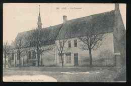 LOO LE COUVENT  MILITAIRE POST 1916    2 SCANS - Lo-Reninge