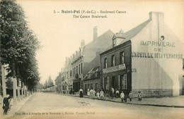 St Pol * Le Boulevard Carnot * Imprimerie De L'abeille De La Ternoise - Saint Pol Sur Ternoise