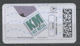 France - Frankreich Timbre Personnalisé Y&T N°MTEL LV20-057 - Michel N°BS(?) (o) - Kit Métal - Timbres à Imprimer (Montimbrenligne)