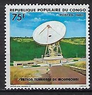 Congo YT 608 " Station Terrienne " 1980 Neuf** - Nuovi