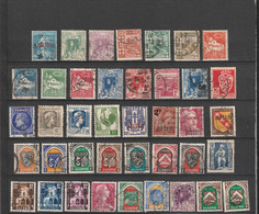 TIMBRE ALGÉRIE EX-COLONIES  OBLITÉRÉS - REF MS - LISTE JOINTE - PAS DE DOUBLE - Collections, Lots & Series