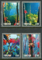 FAEROE ISLANDS 2010 Underwater World MNH / **.  Michel 687-90;  SG 604-07 - Färöer Inseln