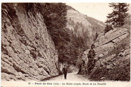 AIN - Dépt N° 01 = PAYS De GEX 1926 = CPA N° 28 = La Roche Coupée - Route De La Faucille - Gex