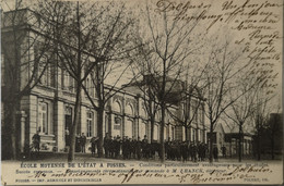 Fosses (la Ville) Ecole Moyenne (animee) 1903 - Fosses-la-Ville