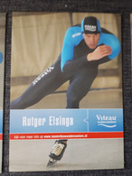 Kaart Rutger Elsinga - Team Viteau  - Speed Skating - Nederland - - Wintersport