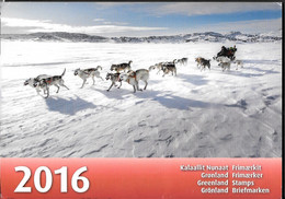 Greenland 2016          MNH**    Yearset  Yearbook - Años Completos