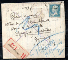 FRANCE. Enveloppe De 1932. Retour à L'envoyeur. Oblitération : Bordeaux. - Storia Postale
