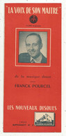 Disque ,  Les Nouveaux Disques , 1955 ,n° 2, LA VOIX DE SON MAITRE, 6 Pages , 3 Scans ,frais Fr 1.85 E - Autres & Non Classés