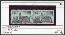 Frankreich 1961 - France 1961 - Francia 1961 -  Michel 1370 Paar / Pair - Oo Oblit. Used Gebruikt - - Used Stamps