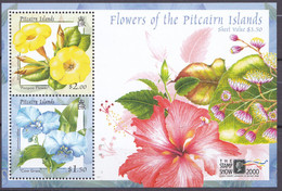 Pitcairn 2000, Postfris MNH, Flowers - Pitcairn Islands