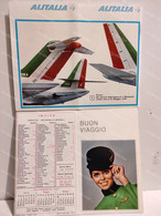 Italy ALITALIA Calendario 1969. Servizi Nazionali Internazionali - Grand Format : 1961-70