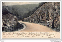 CARLSBOURG --  Rocher De La Hotte Du Diable . 1909 Vers BXL ( Melle Léonie FUNCK , Pensionnat ) . Voir Verso . - Paliseul