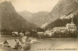 Abondance * Vue Générale Sur Le Village - Abondance