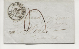 LAC 1840 ORLEANS 43 Loiret Cachet à Date Type T12 Pour BLERE Indre Et Loire - 1801-1848: Precursors XIX