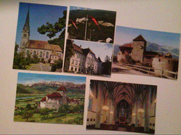 Liechtenstein. Konvolut Aus 5 Karten. Schloss Vaduz. Pfarrkirche St. Florin. AK. - Stein