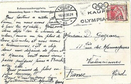 15280 - AUSTRIA  - POSTAL HISTORY - Olympic Games POSTMARK  1936 - Sommer 1936: Berlin