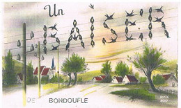 91 UN BAISER     DE   BONDOUFLE   CPM  TBE   478 - Bondoufle