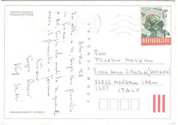 1998 CARTOLINA PUSZTA PER ITALIA - Lettres & Documents
