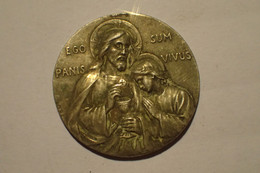 Médaille Religieuse Argent. EGO SUM PANIS VIVUS. - Otros