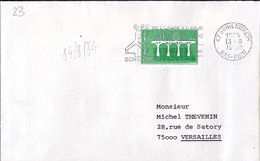 ANDORRE N°329 SUR L. (DE FRANCE !!!) DU 13.8.84     RARE - Storia Postale