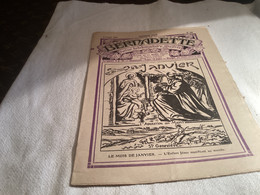 Bernadette Revue Hebdomadaire Illustrée 1929  Le Mois De Janvier Sainte-Geneviève Un Cadeau Qui S’évade Cochon - Bernadette