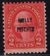1928 2 Cents Molly Pitcher, Mint Never Hinged, Scott #646 - Neufs