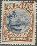 New Zealand. 1898 Definitives. 1d MH. SG 247 - Nuovi