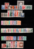 Année Complete 1944 N** Luxe , YV 599 à 668 , 70 Timbres , Cote 105 Euros - 1940-1949