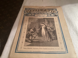 Bernadette Revue Hebdomadaire Illustrée 1927 Sainte Mathilde Impératrice Une Promenade En Bateau - Bernadette