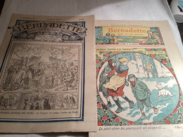 Bernadette Revue Hebdomadaire Illustrée 1927 Dieu Le Mystère Joyeux Noël Perdu Dans La Neige - Bernadette