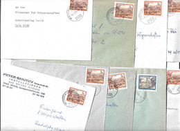 2005p: PLZ- Sammler Bezirk Mistelbach & Laa An Der Thaya 8 Belege - Mistelbach
