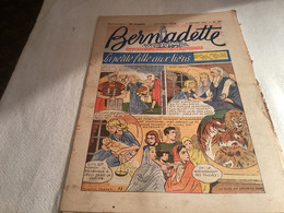 Bernadette Revue Hebdomadaire Illustrée 1955 La Petite Fille Aux Lions - Bernadette