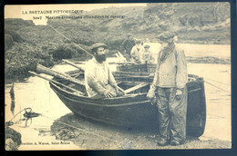 Cpa Du 56 Île De Groix -- Marins Grésillons Attendant La Marée        JA22-47 - Groix