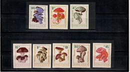 Bulgaria 1961 . Mushrooms . Imperf. 8v. Michel # 1263-70 - Ungebraucht